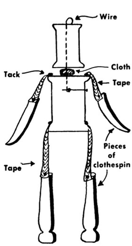 Spool And Clothespin Marionettes 37