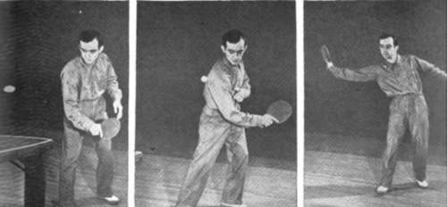 For backhand shots