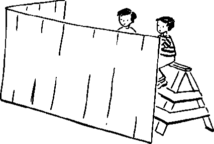 A jungle gym next to a fence