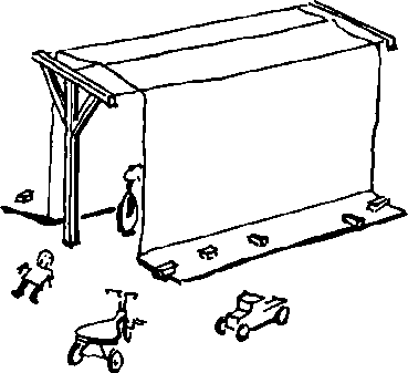 Large packing crates