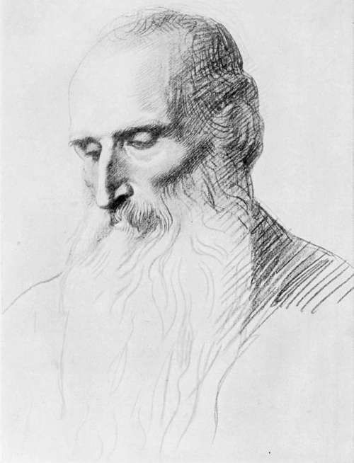 Black Chalk Study. By Professor Alphonse Legros.