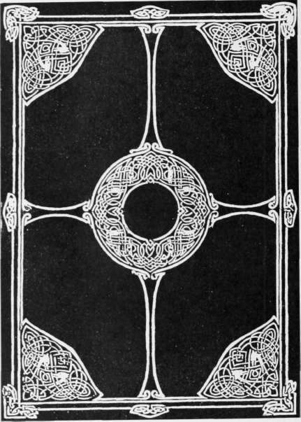 Design For A Leather Book Cover Embossed In Gold