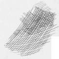 Fig. 6.   Cross hatching in curved lines.