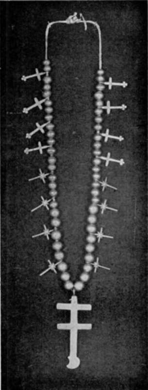 Old silver necklace