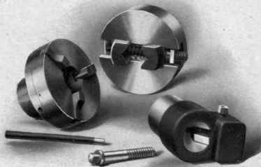 Three jawed Centering Chuck, with Shank to fit Turret Tool