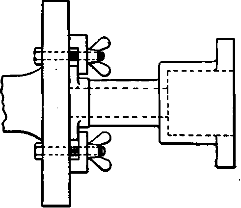 Carbureter Body Held by Faceplate with Special Lugs.
