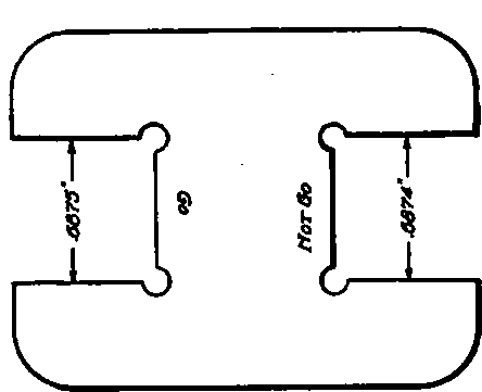 Limit Snap Gage with Limits Opposed.