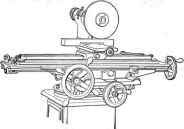 UNIVERSAL VISE ARRANGED FOR SURFACE GRINDING.