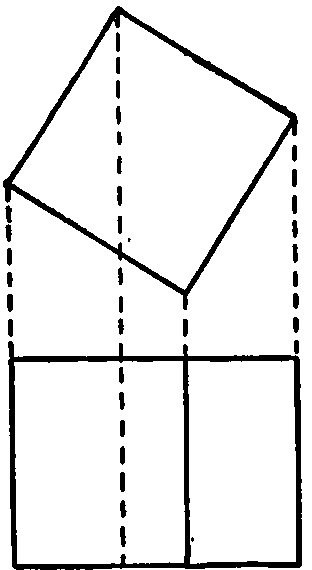 Cube of Fig. 154 Rotated 30 Degrees with Vertical Plane.