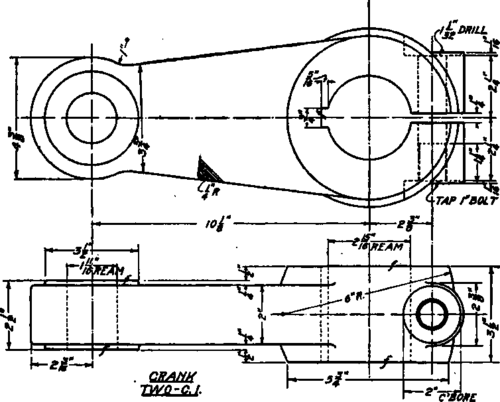 Detail Drawing of Crank.
