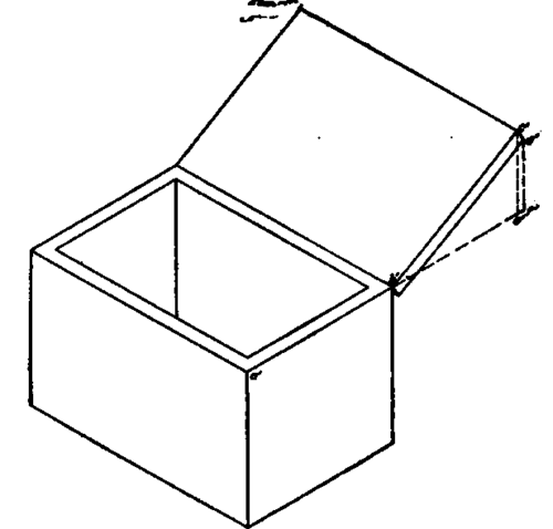 Isometric of a Box and Cover.