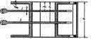 Vertical Section of Core Box on Line i i, Fig. 274.
