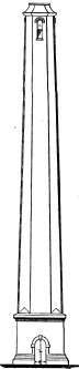 Elevation of the Completed Chimney.