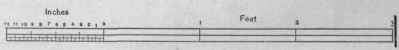 Fig. 117.   Plain Scale (1 inch to the Foot)