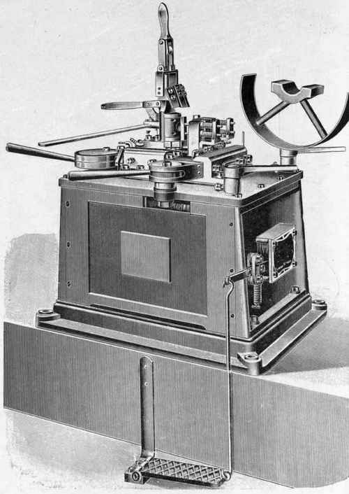 Fig. 45.   Machine for Welding Pulley spokes to Rim and Hub.