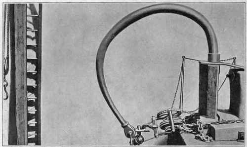 Fig. 94.   Binding Tests of Welded Bootsdavits. The Imperial Arsenal, Dantzig.