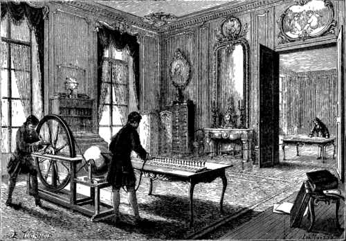 FIG. 1.  LESAGE'S TELEGRAPH.