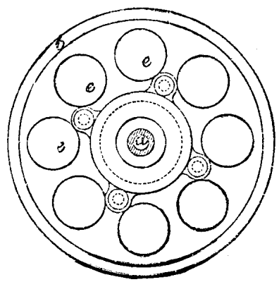 IMPROVED GAS BURNER. FIG. 3. Section through C D.