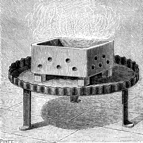 FIG. 1.   BURNER FOR SULPHUR.