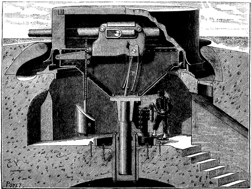 FIG. 1.  MOUGIN'S ROLLED IRON TURRET.