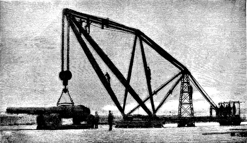 NEW KRUPP BREECH LOADING GUNS FOR SPANISH FORTIFICATIONS.