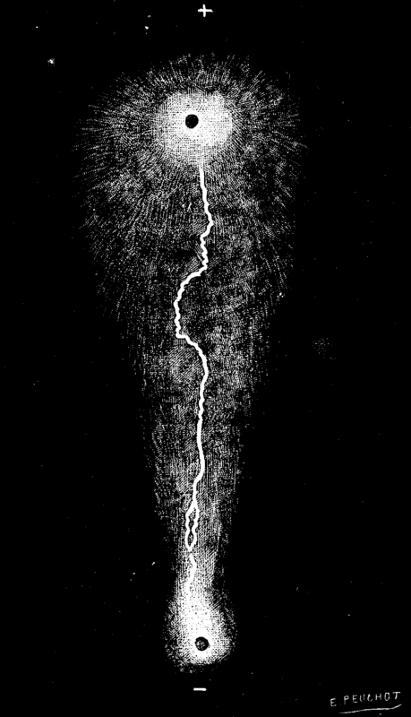 The Electric Discharge And Spark Photographed Dire 483 12b