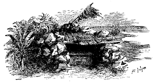 FIG. 23.   POST OFFICE ON BOOBY ISLAND.