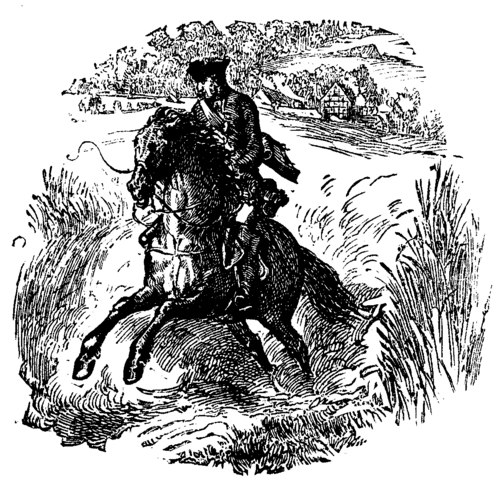 FIG. 26.   SOLDIER POSTMAN OF THE EIGHTEENTH CENTURY.
