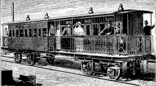 Fig. 1.   CAR WITH LATERAL PASSAGEWAYS.