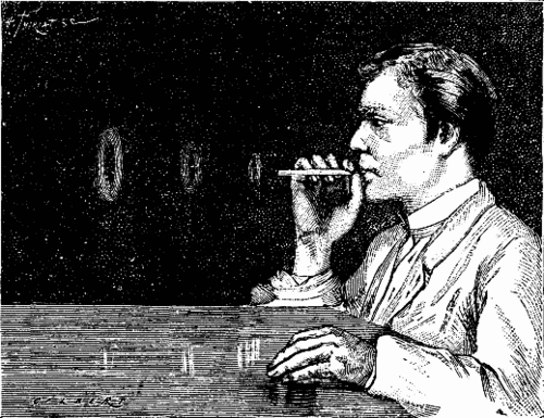 Fig. 1.   PRODUCTION OF SMOKE RINGS.