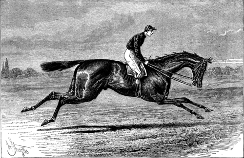 MERRY HAMPTON. THE WINNER OF THE DERBY, 1887.