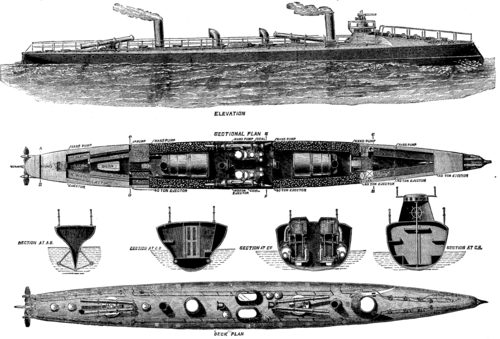 TWIN SCREW TORPEDO BOAT FOR THE ITALIAN GOVERNMENT.
