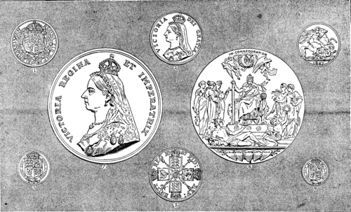 The New British Coinage And Jubilee Medal 601 8a