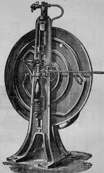 Fig. 233.   English Steam Bottle Corking Machine