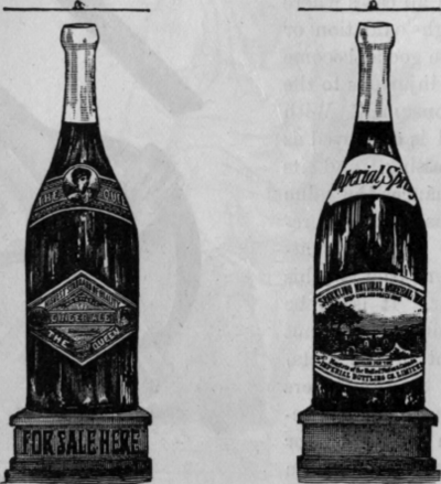 Fig. 278.   Specimens of Tin foiled and Labeled Bottles