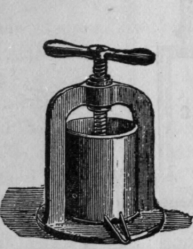 Fig. 408. Tincture Press