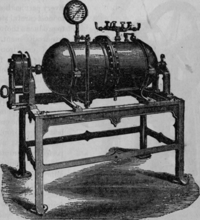 Fig. 65. Single Horizontal Carbonating Cylinder