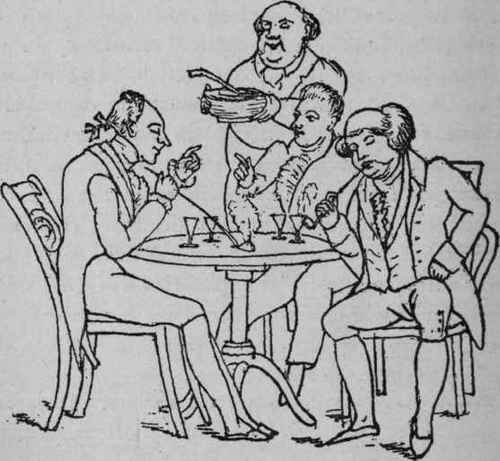 A crown bowl of punch