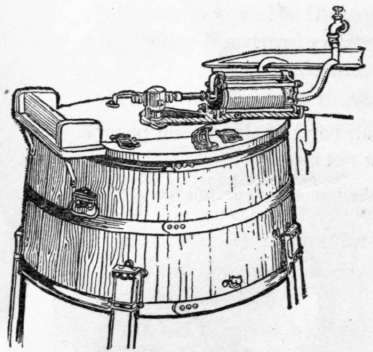 Rotary Type Of Washer Piston Water Motor Attached