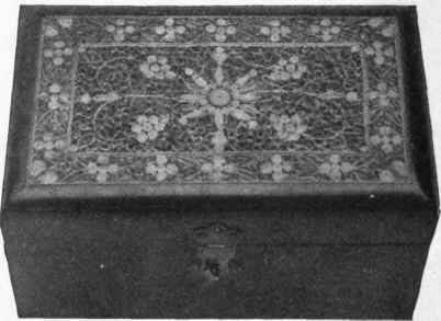 4. An inlaid tea caddy