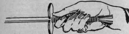 Fig. 1. How to hold the foil
