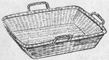 Fig. 1. The plain wicker basket before draping