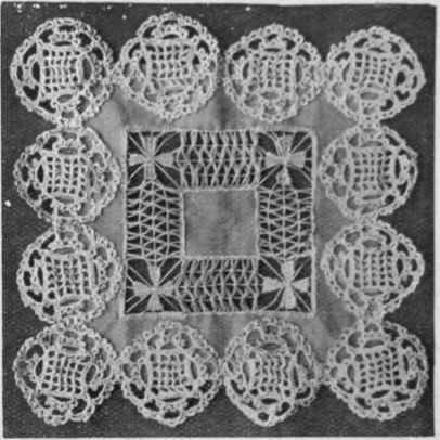 Fig. 2. Squares joined to form a border to a drawn thread rrat