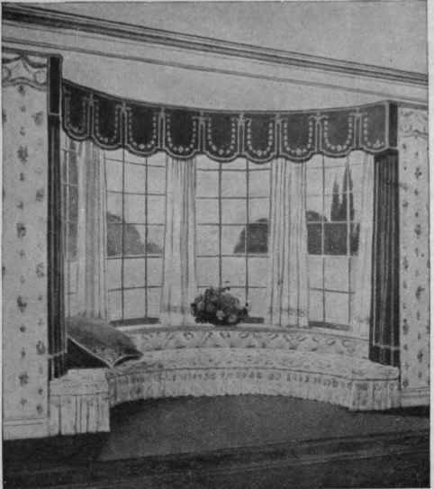 Fig. 3. Here a charming effect is produced by a curtain, coming from under a