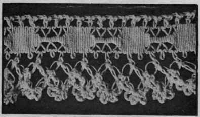 Fig. 3. Solomon's knots and fancy antimacassar braid