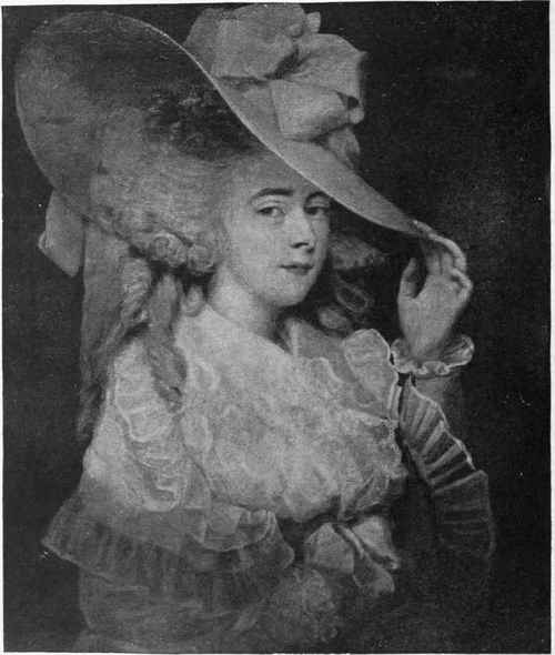 Georgiana, Duchess of Devonshire, at Hardwicke Hall. This beautiful, high spirited girl was popularly known as  Fox's Duchess,  from her warm championship of his cause in politics