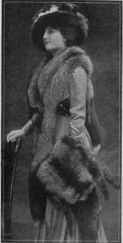 Silver fox muff and stole Copyright International Fur Store small, and used chiefly lor collars and trimmings.