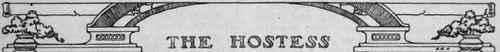The Hostess No 1 Dinner parties 100315