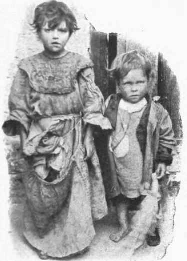 Two children as found by the N.s.p.c.c.