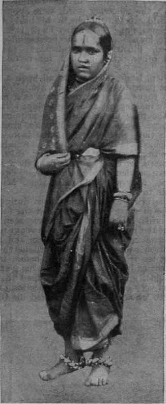 A Dakkhan lady. The Brahmin marriage ceremonial is a slow and complicated process